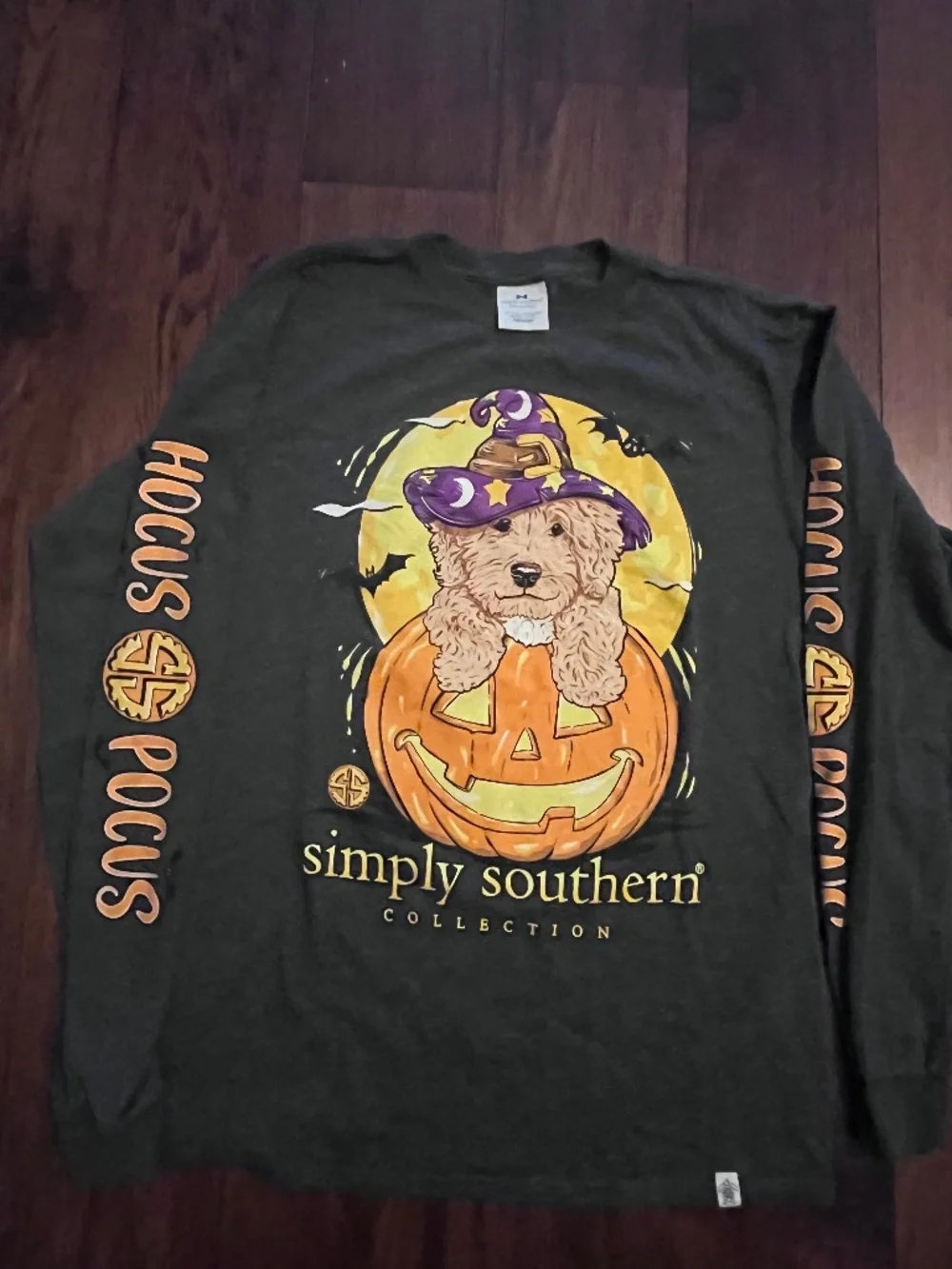 Simply southern Halloween doodle shirt Long Sleeves